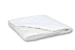 Bedding for adults with the mark "Bivik": quilted mattress pads with cotton fibre filling
