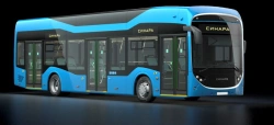 Electric motor bus model SINARA-6253 (electric city bus)