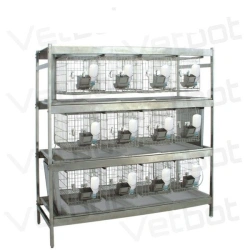 Shelf with rodent cages