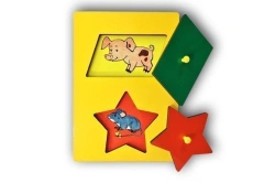 Game "Secrets, Piggy-Mouse", (parallelogram-star)