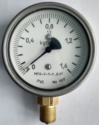 Indicating pressure gauge MP4-U-1-UHL1