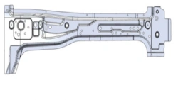 Sidewall frame support rear left A9606362010
