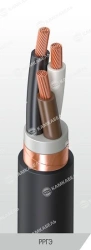 Power cable of EPRon® type with copper conductors, insulation made of ethylene propylene rubber for voltage 0,66, 1 kV of RRGE g