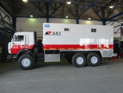 Laboratory of perforating station LPS model 6799F on chassis KAMAZ-43118-10, KAMAZ-43118-15, KAMAZ-43118-24