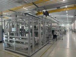 PLU PECVD (pilot plant automating the process of stacking, loading, unloading, overturning by 2 CWR reactors)