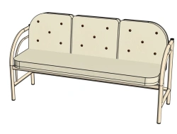 Sofa ''Leon'', 3-seater/ NUM13