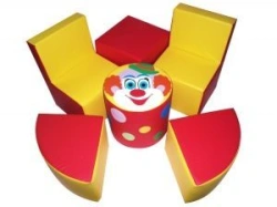 Set of upholstered furniture "Merry Clown"
