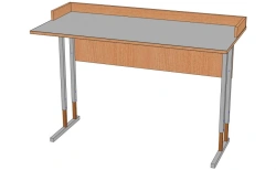 Height adjustable laboratory table with edge. Height group from 4 to 6. Model: SLR-1