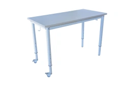Pupil's table 2-seater laboratory adjustable in height