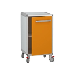 Rolling medical cabinet according to TU 32.50.30-008-69573749-2021, article number DM-2-107-01.K2.F2.F2.