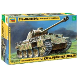 Assembled model German medium tank T-V "Panther"