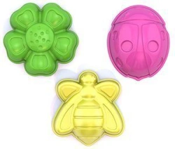 Ladybug, Bee, Flower" moulds