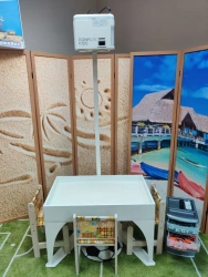 Ronplay Kids 2in1 Small interactive sandbox with interactive table function RsB3