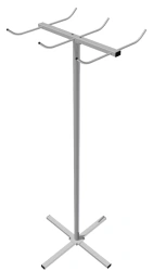 Rack for rubber shock absorbers