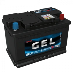 Lead-acid starter battery TUBOR GEL 6ST-60.0 VRLA
