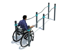 Multilevel uneven bars with possibility of exercise for disabled persons and persons with disabilities MS-3-MS119.13