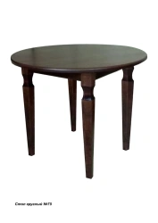 Wooden table with Pyramid legs
