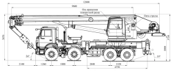 Truck crane ??-55729-1? and its modifications (with the use of the cabin ??-55713.52.100-6 and its modifications) (special, auto