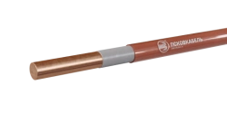 Copper wire, nickel-plated, highly heat-resistant, coated with enamel polyimide insulation (type 1), PNET-imide grade, with nomi