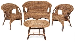 Armchair made of artificial rattan