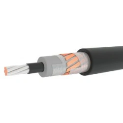Copper tinned conductor cables with rubber insulation high voltage for rated voltage 5000 V AC for aerodrome