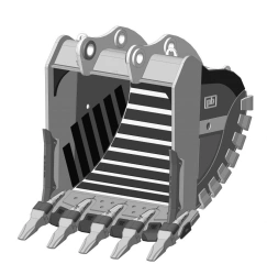 Rock bucket extra reinforced RDE-113.22d-18WC9(5)WS