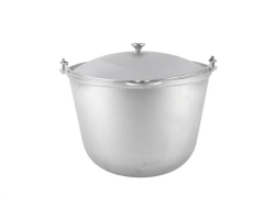 Kukmara TM 20L (uncoated) cast aluminium camping pot with aluminium lid