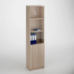 Right-hand combination office cupboard