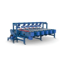 Circular sawing multi-sawing machine: Forming and trimming machine for plate materials "FOS".