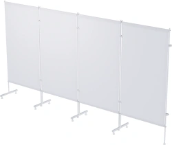 SHM-"MSK"(MSK-4301-01) Medical screen without wheels, four-sectional