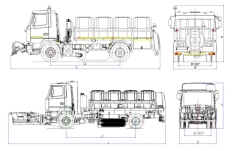 Universal road maintenance machine model MK-3533-03