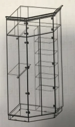 Corner cupboard