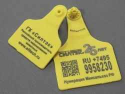 Visual ear tags "SILFLEX CT112x76 (XL)"