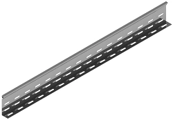 Safe cableway separator LL 000 RLB, with overall dimensions from 37x2000 mm to 160x3000 mm, with metal thickness from 1,2 mm to 