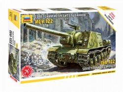 Assemblage model Soviet Automated Self-Propelled Artillery Installation ISU-122