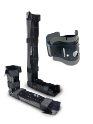 Set of single-use folding transport immobilisation splints for adults KShTI-03-Medplant plastic