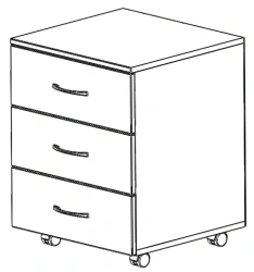 Trolley cabinet, TUV.23 models