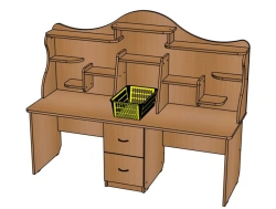 Rack for toys with basket/ CJ98