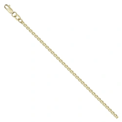 Bracelet in 585 yellow gold Gourmet rada perno with diamond facet NB15-072 0.6MM 19SM 2.4G