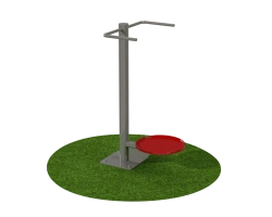 Stationary outdoor fitness equipment SV-009 Twister