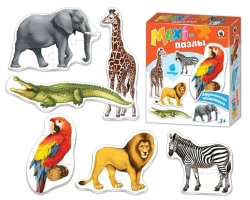 MAXI-puzzles "African Animals" in cor.