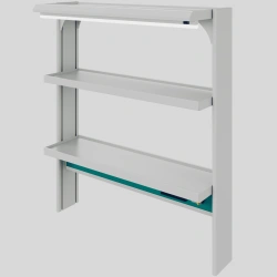 Shelving unit for 3P series laboratory table "SPVLAB"