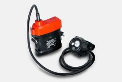 Methane alarm device SMS-15EK, combined with head lamp
