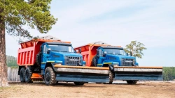 Universal combined road machine VMKD 6843M1 on chassis Ural 5557-60, 5557-62, 5557-72, 5557-74