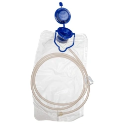Single-use irrigoscopy and bowel lavage device, version III with No. 3 tip and lid (mug)