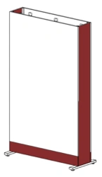 Exposition 2-sided (exhibition stand) 1200 x 200 x 2200mm