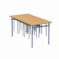 Pupil laboratory table for physics, chemistry, biology room, MDF