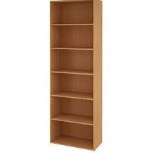 Wooden office shelving unit 800x300x2000 Art. St-2