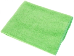 Microfibre floor cleaning cloth, density 220 g/m2, green, 50x80 CM