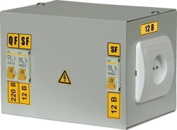 MTT12-012-0250 Box with lower transform. YATP-0,25 230/12-2-2 36 UHL4 IP30 IEK